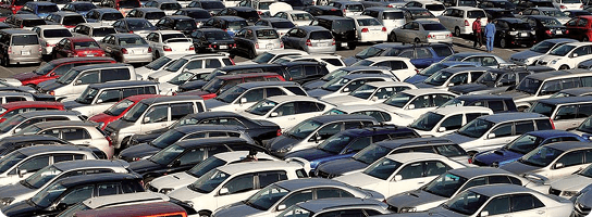 Вибір авто на площадці Manheim