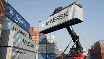 Завантаження контейнера у США