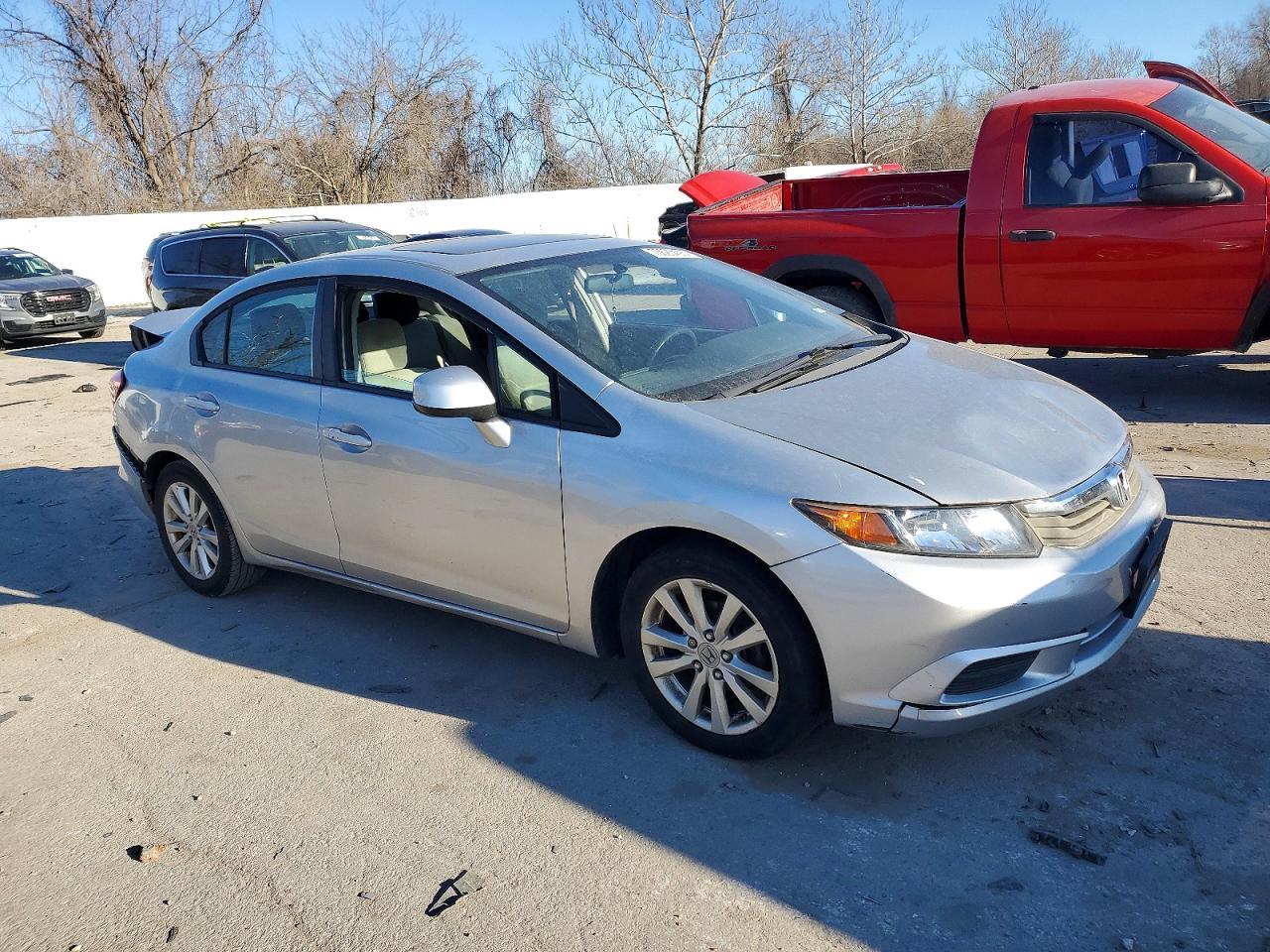 2012 Honda Civic Ex - Фото 4