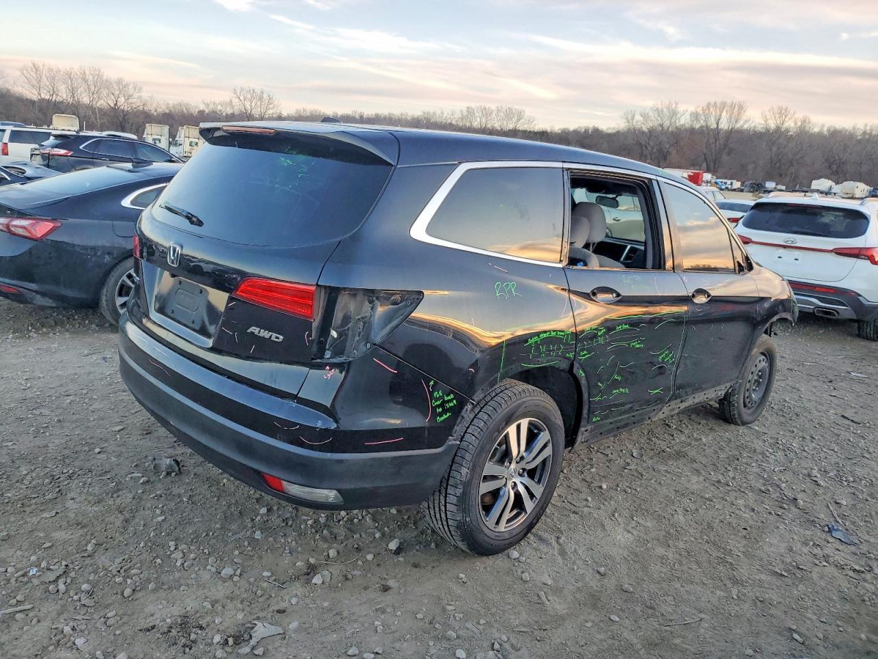 2017 Honda Pilot Ex - Фото 3