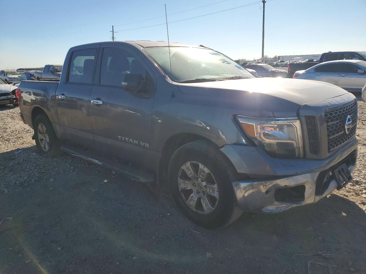 2019 Nissan Titan 2Wd V8 Crew Cab 5.6L Sv - Фото 4