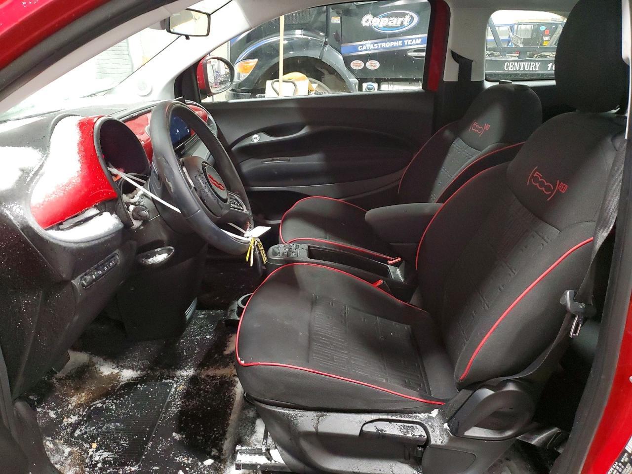 2024 Fiat 500 E Red - Фото 7