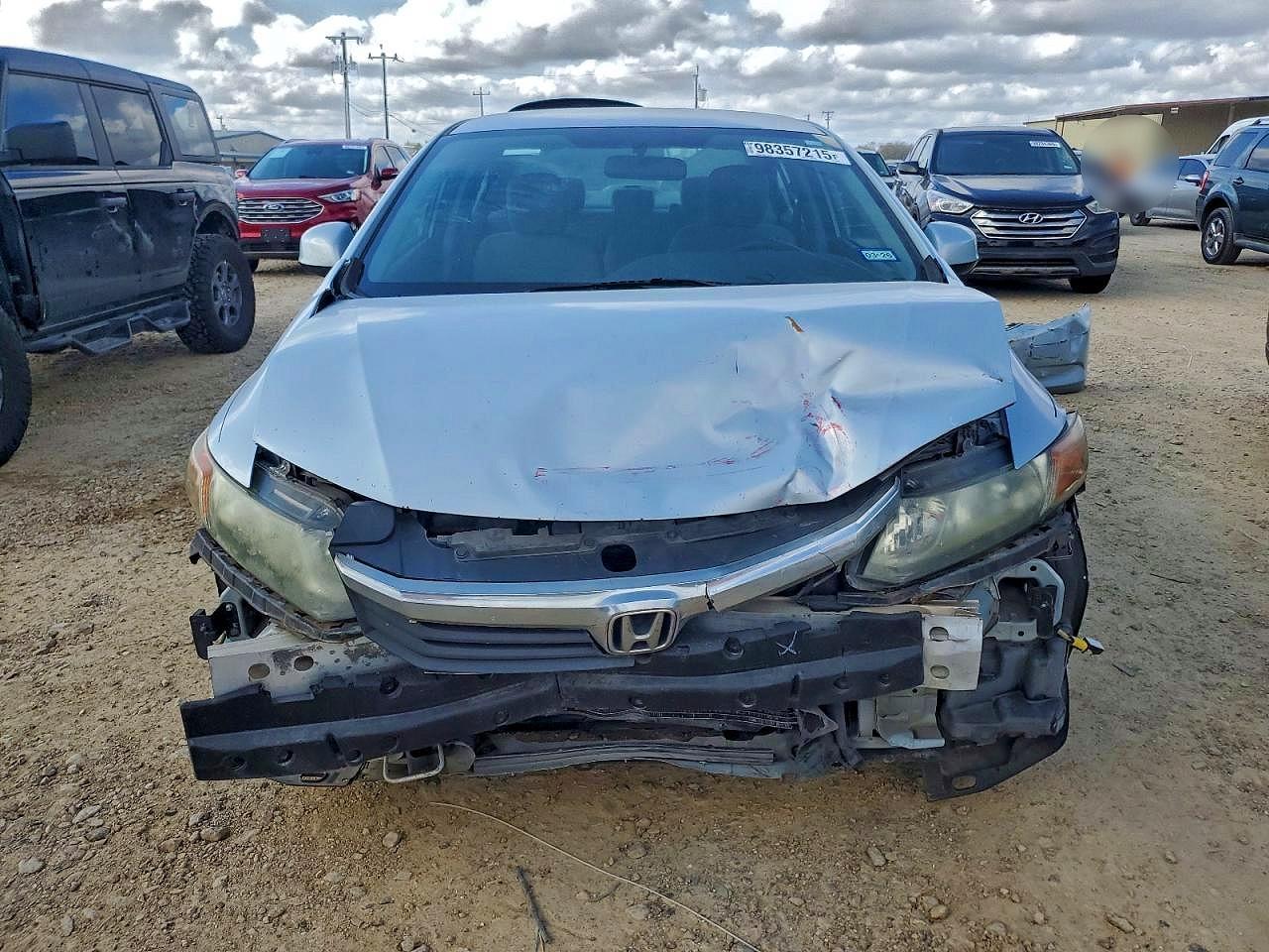 2012 Honda Civic Lx - Фото 5