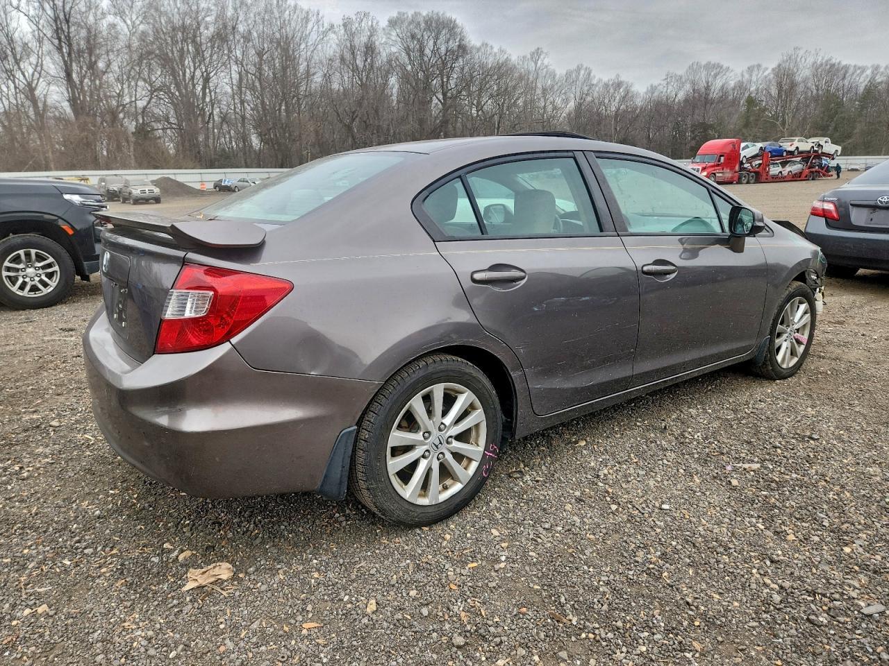 2012 Honda Civic Ex - Фото 3