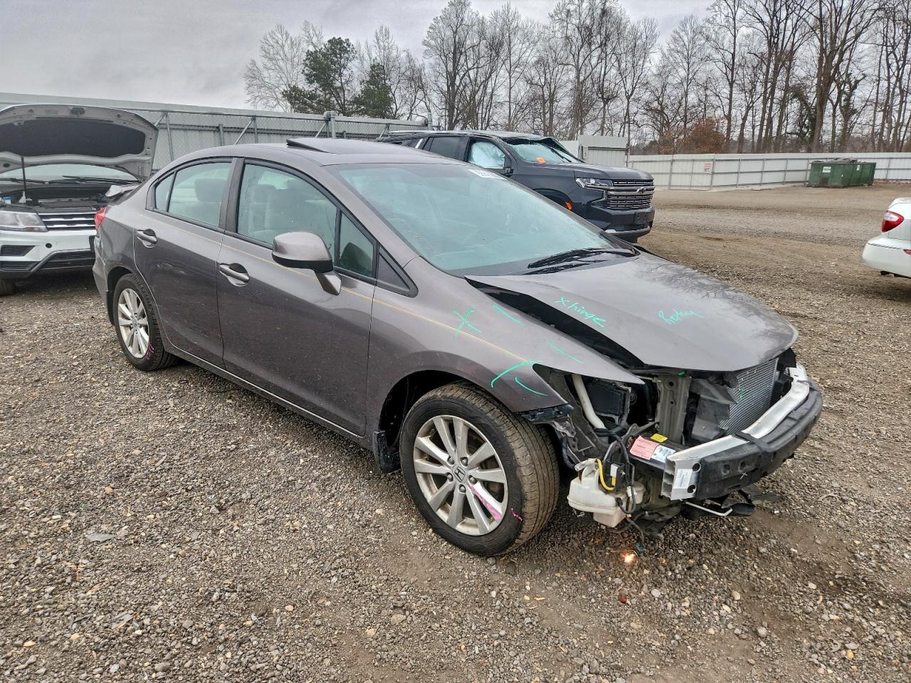 2012 Honda Civic Ex - Фото 4