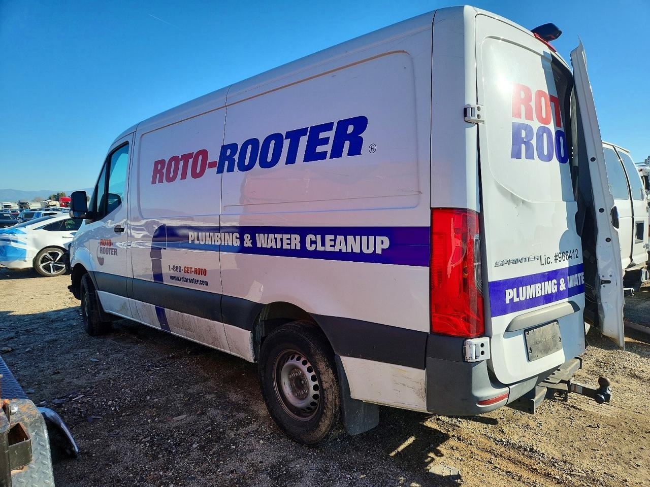 2021 Mercedes Benz Sprinter 1500 Utility / Service Van - Image 2