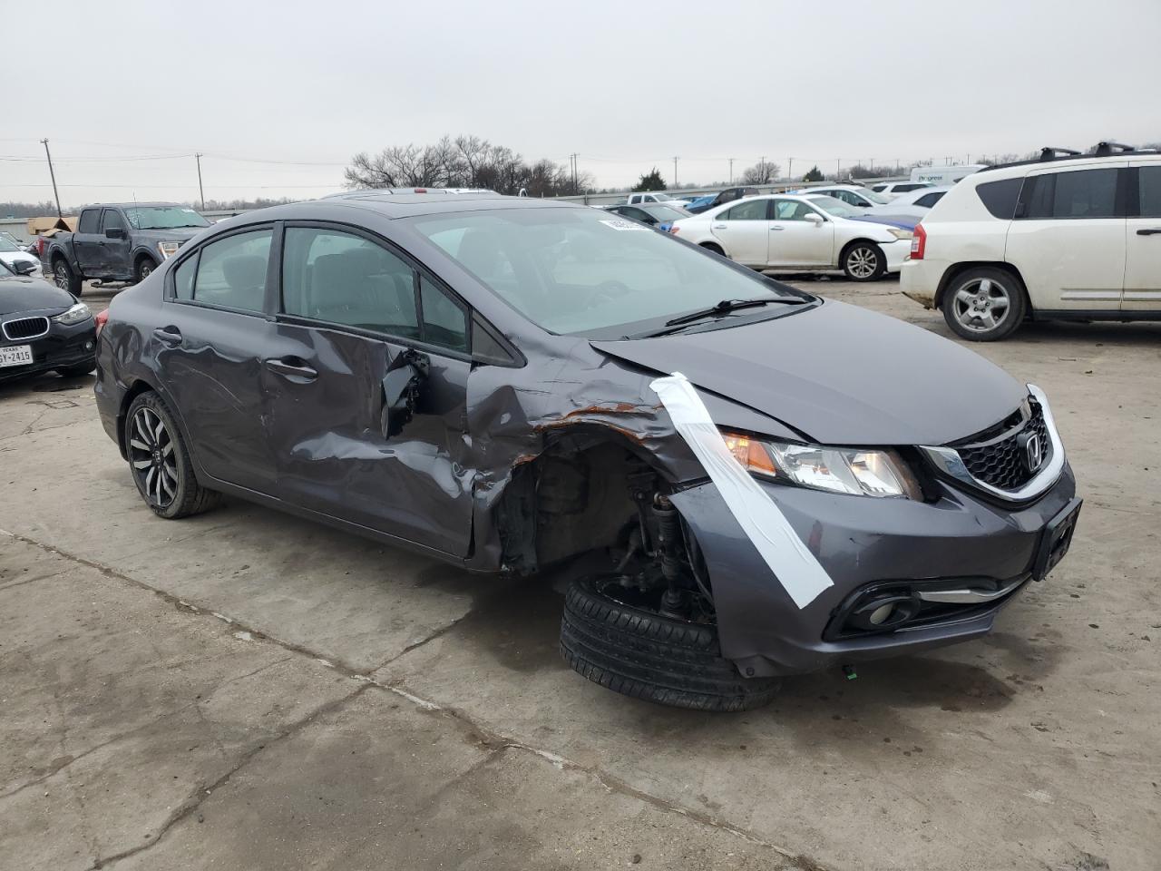 2015 Honda Civic Exl - Фото 4