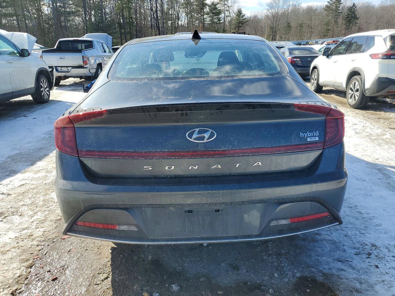 2021 Hyundai Sonata Hybrid Blue - Image 6