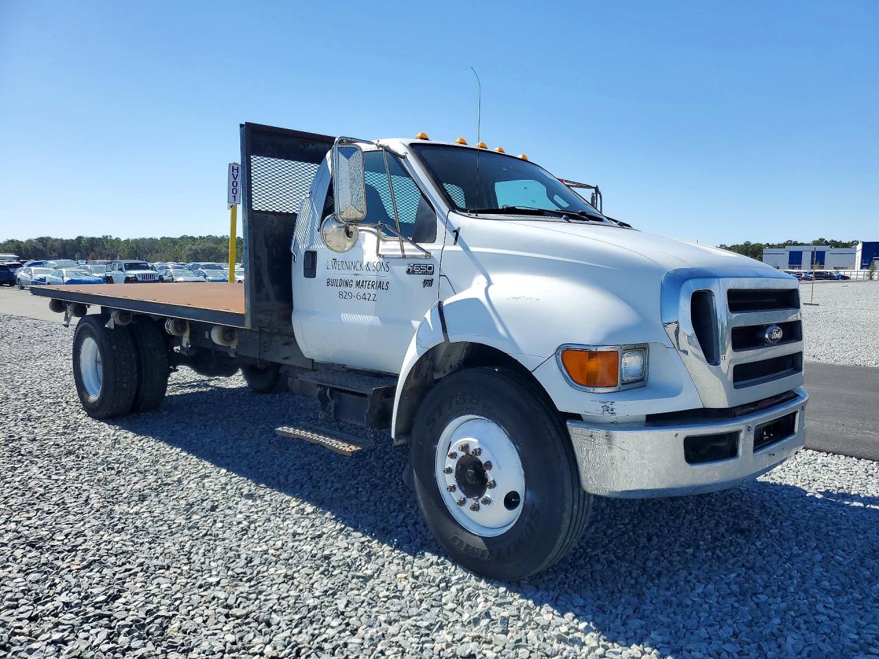 2013 Ford F650 Super Duty Flatbed Truck - Фото 4
