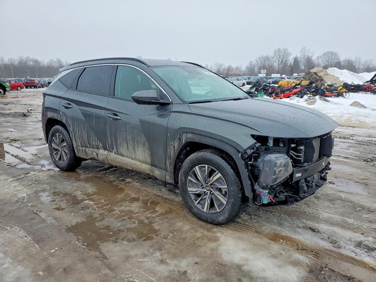 2024 Hyundai Tucson Blue - Фото 4