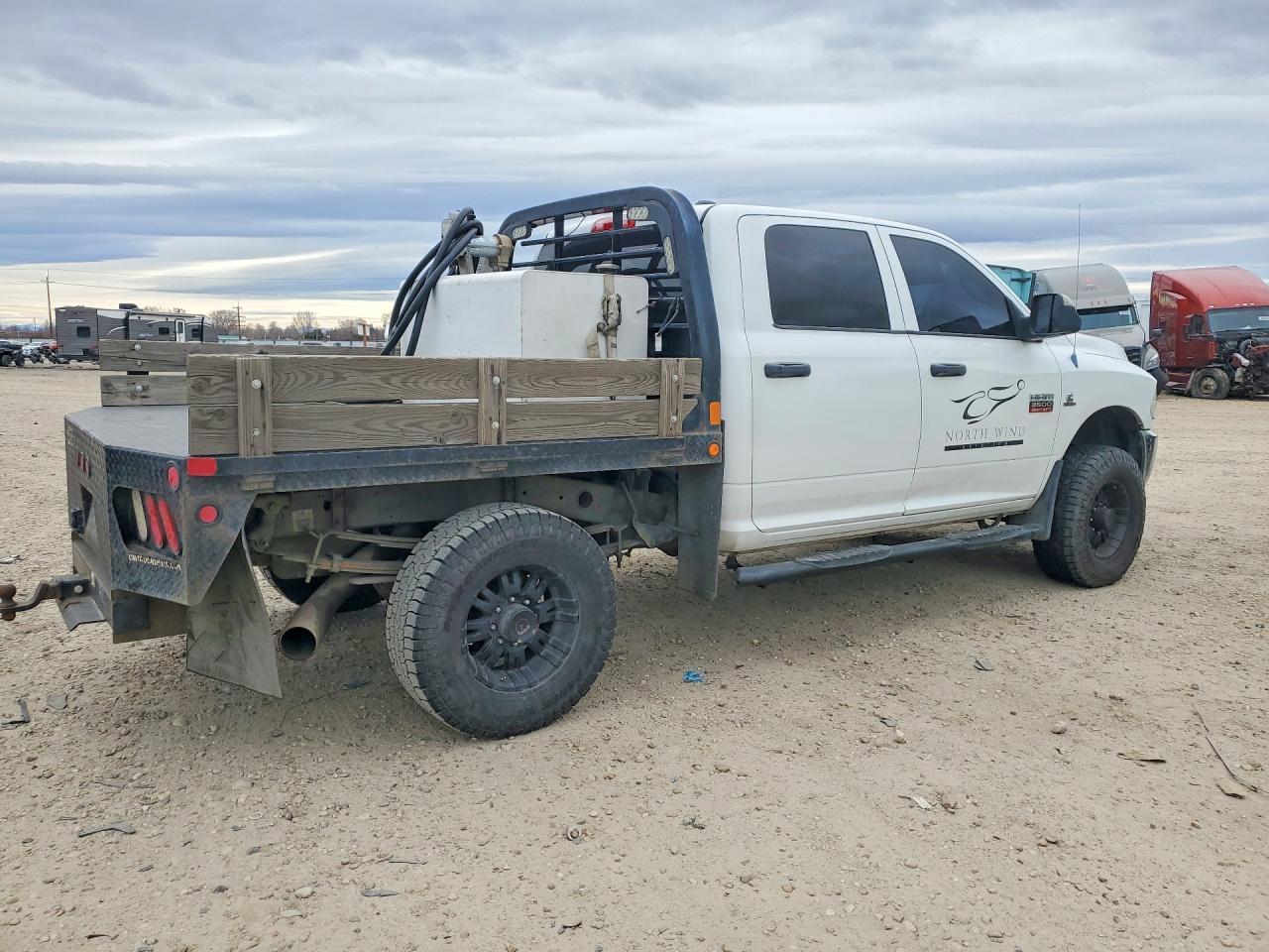 2012 Dodge Ram 3500 St Flatbed Truck - Image 3