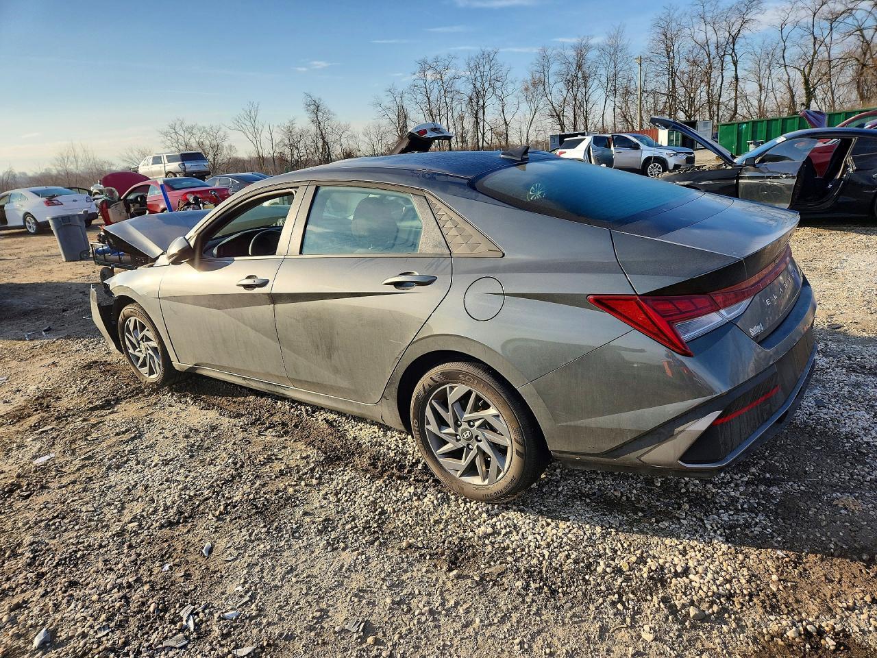 2025 Hyundai Elantra Hybrid Blue - Image 2