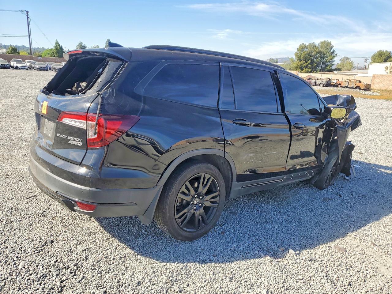 2020 Honda Pilot Black - Image 3