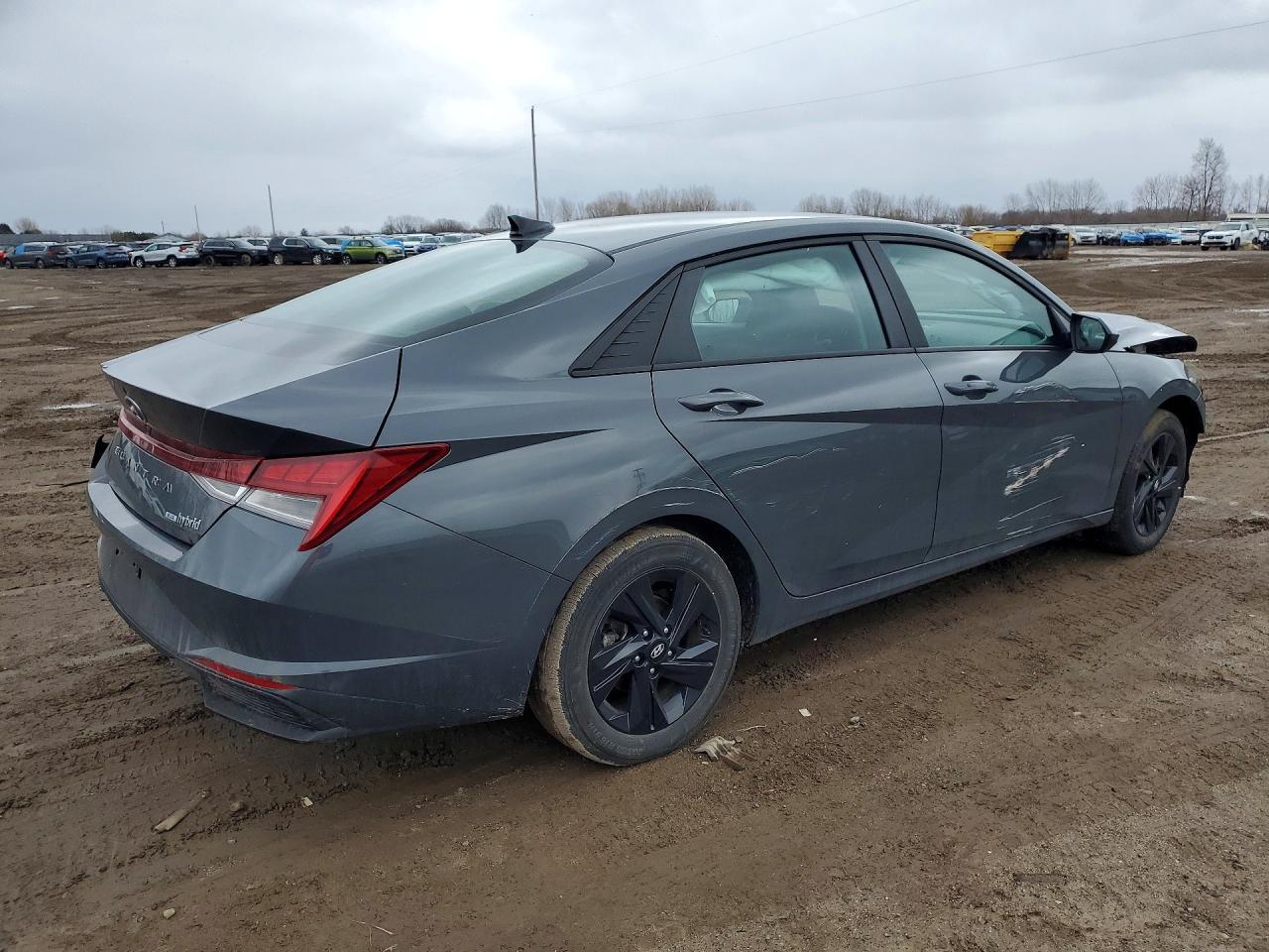 2023 Hyundai Elantra Hybrid Blue - Фото 3