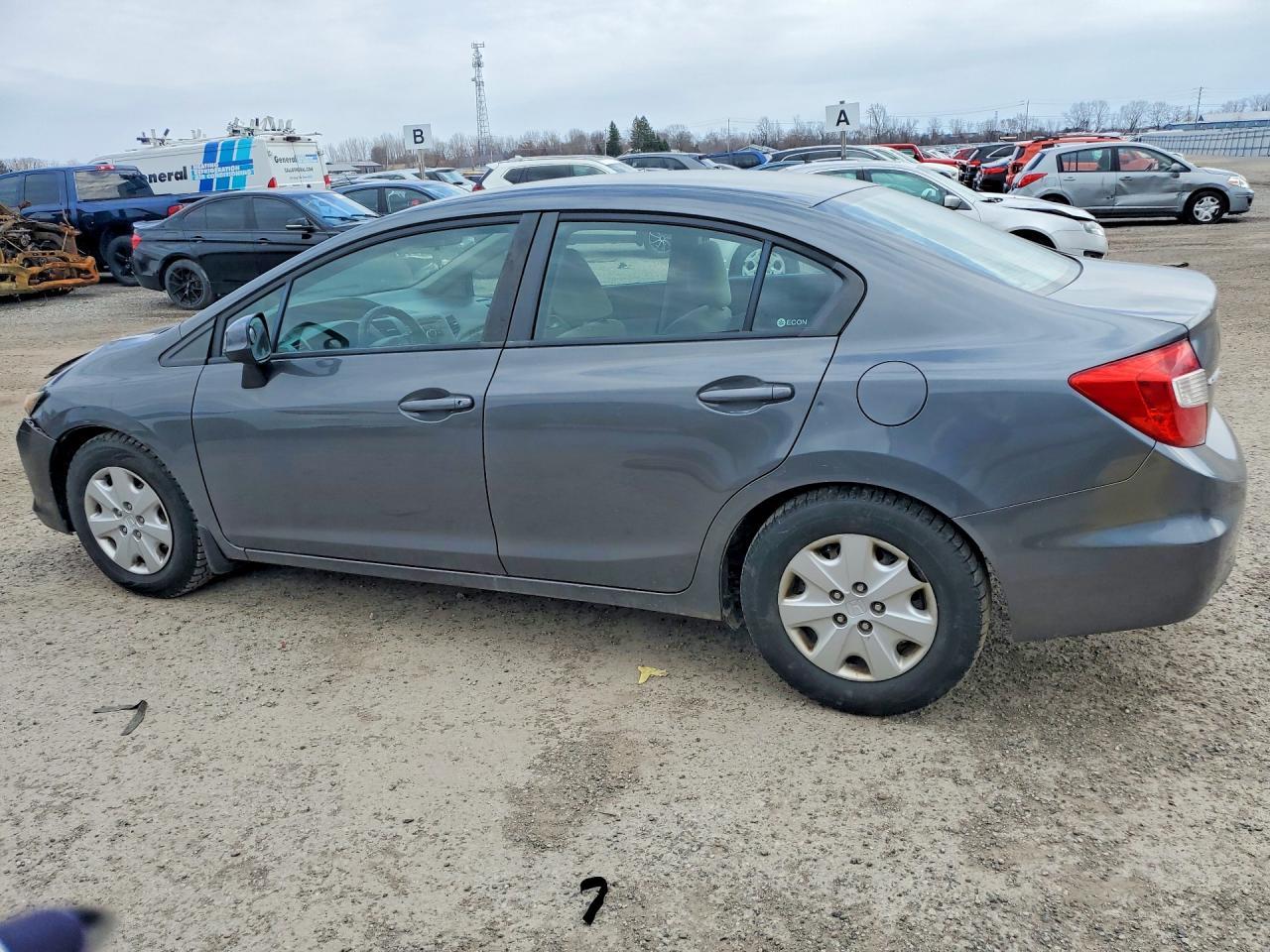 2012 Honda Civic Lx - Фото 2