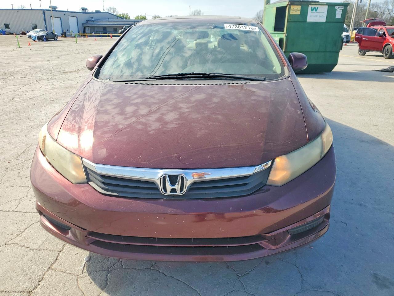 2012 Honda Civic Ex - Фото 5