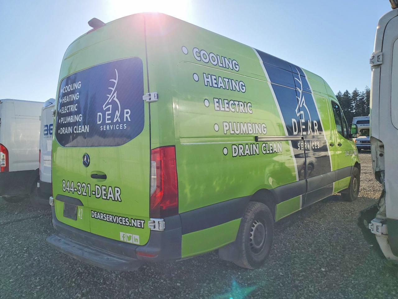 2019 Mercedes Benz Sprinter 2500/3500 Delivery Van - Image 3