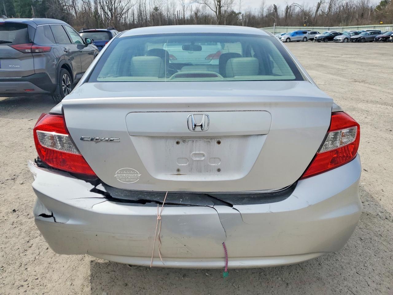 2012 Honda Civic Lx - Фото 6