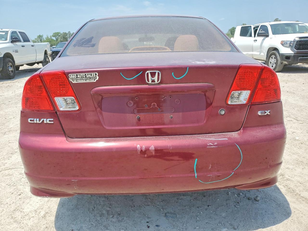 2004 Honda Civic Ex - Фото 6