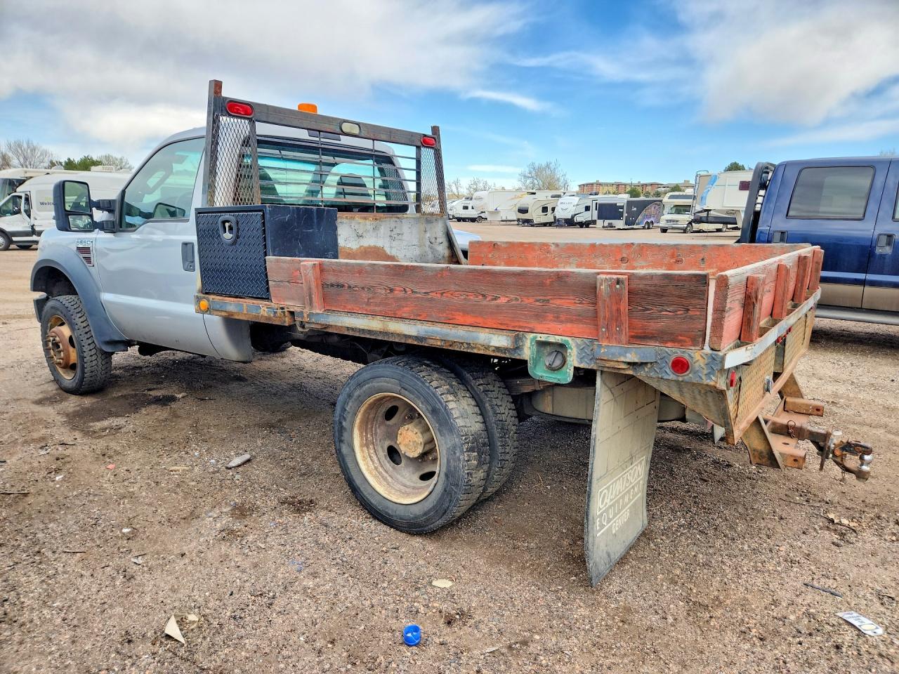 2008 Ford F550 Super Duty Flatbed Truck - Image 2