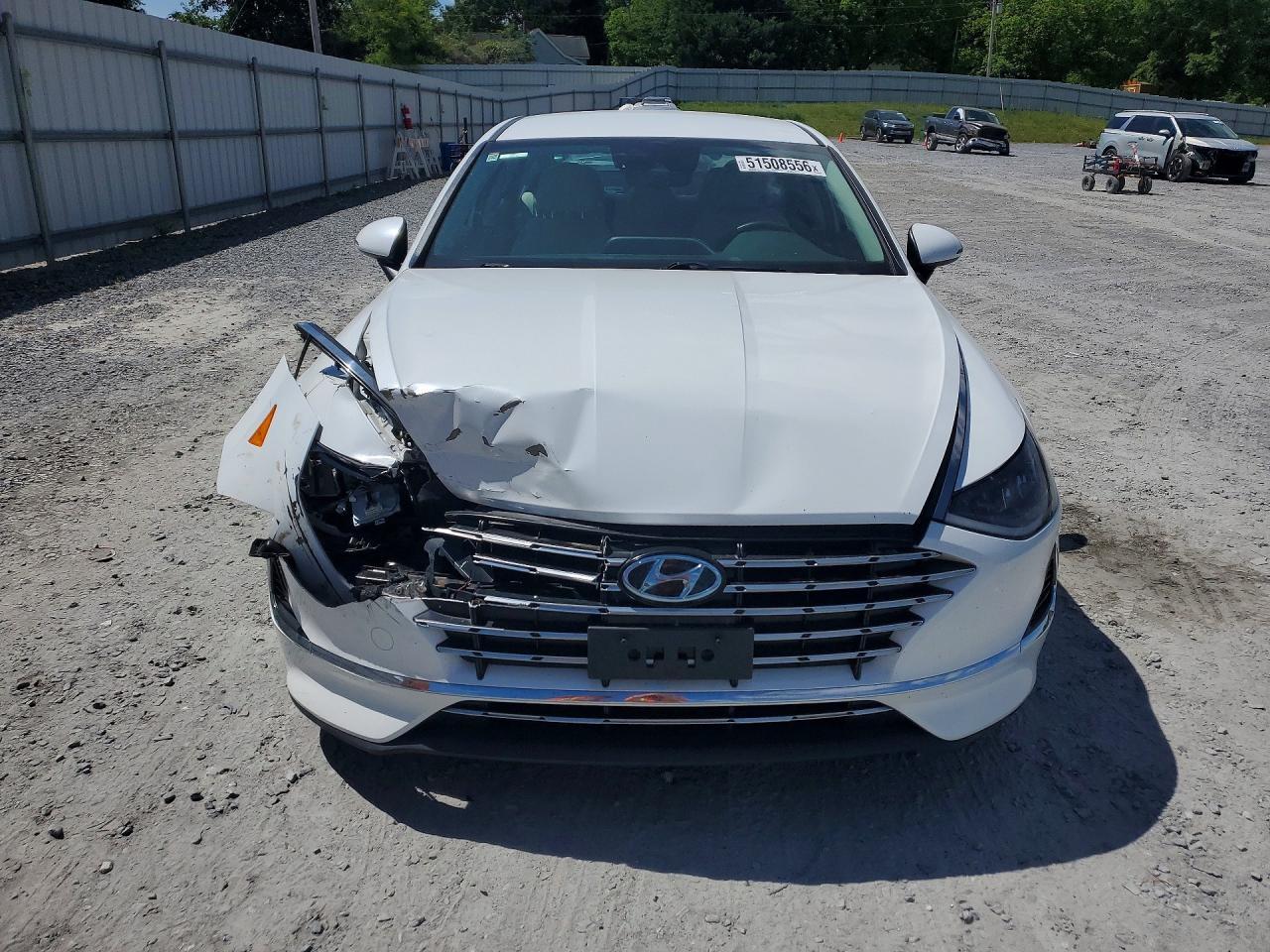 2021 Hyundai Sonata Hybrid Blue - Image 5