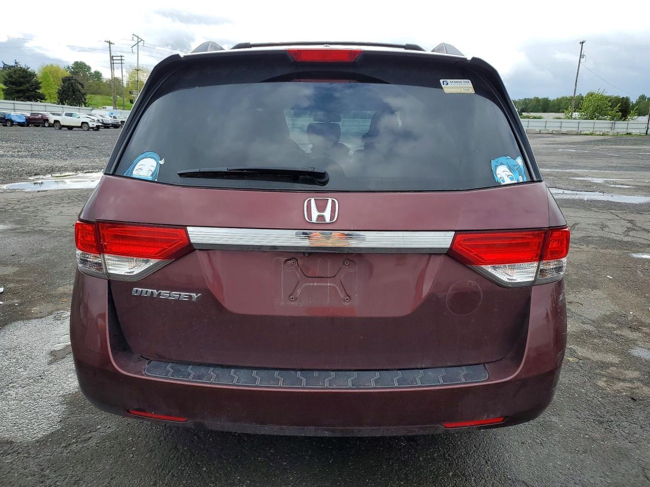 2016 Honda Odyssey Exl - Фото 6