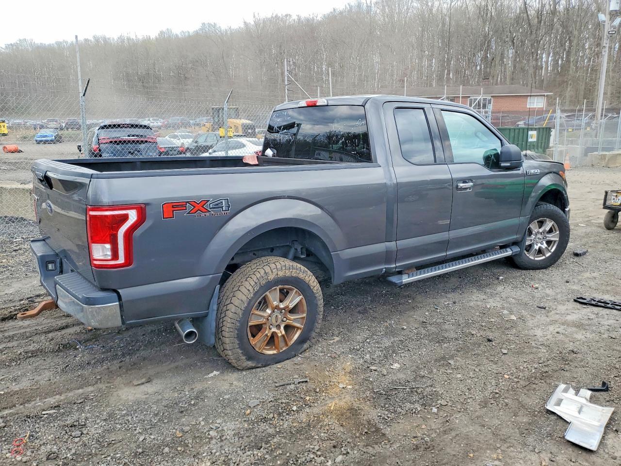 2017 Ford F150 Super Xlt 5.0L V8 Ffv Ext Cab - Фото 3