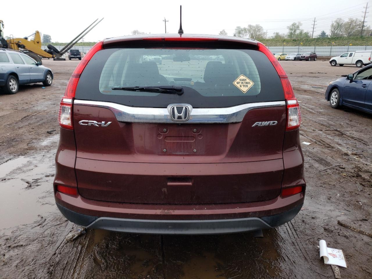2015 Honda Cr-V Lx - Фото 6