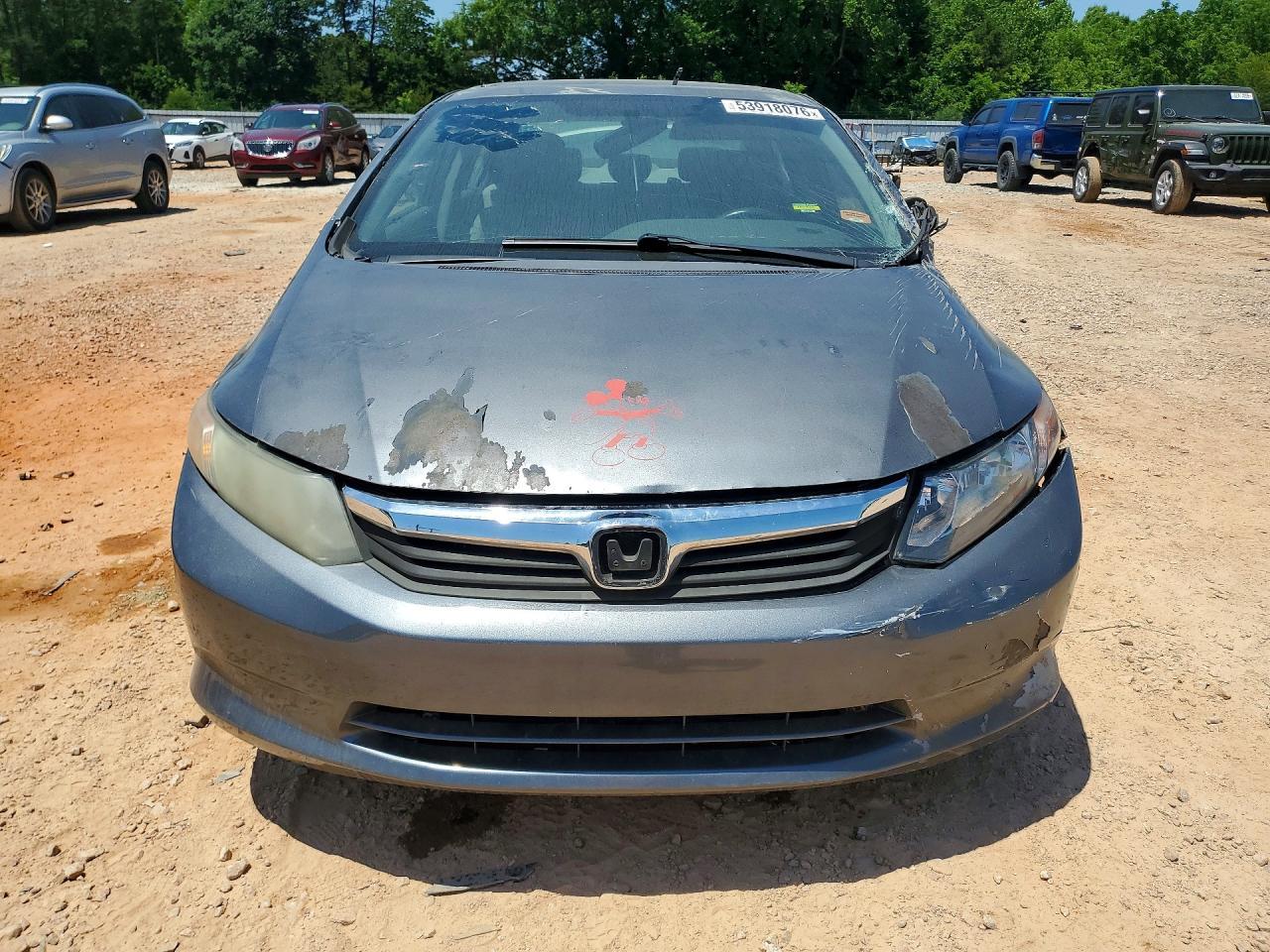 2012 Honda Civic Ex - Фото 5