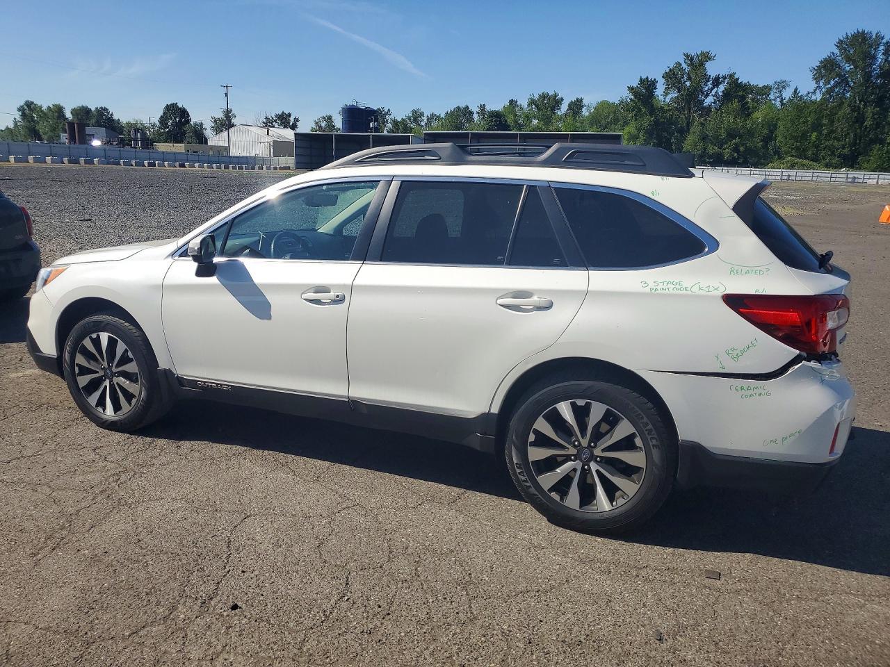 2017 Subaru Outback 2.5I Limited - Фото 2