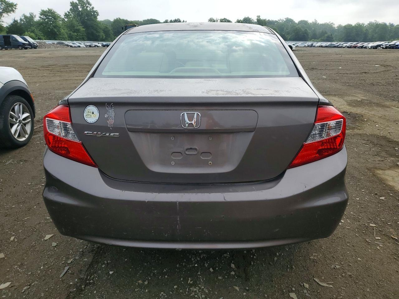 2012 Honda Civic Lx - Фото 6