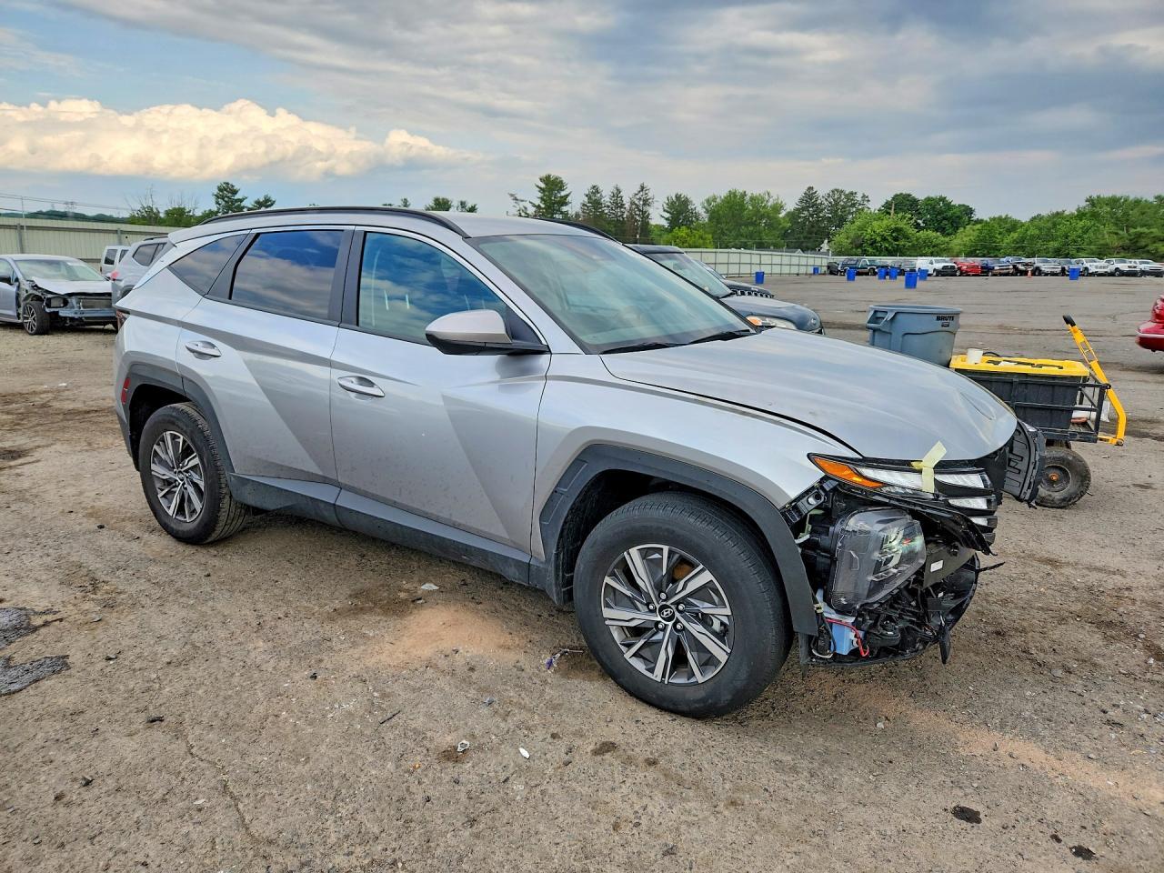 2024 Hyundai Tucson Blue - Фото 4