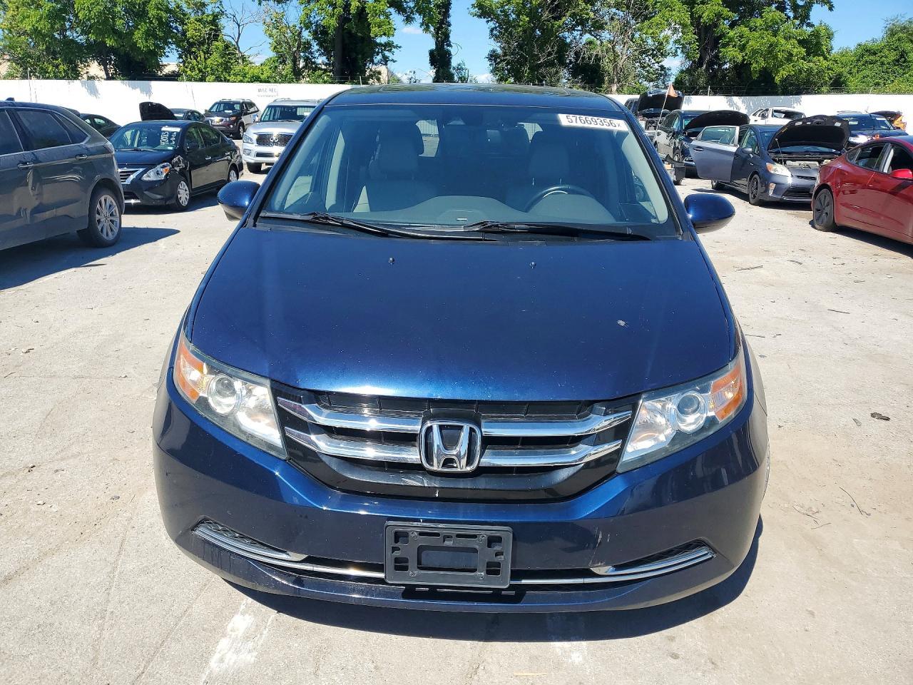 2014 Honda Odyssey Exl - Фото 5