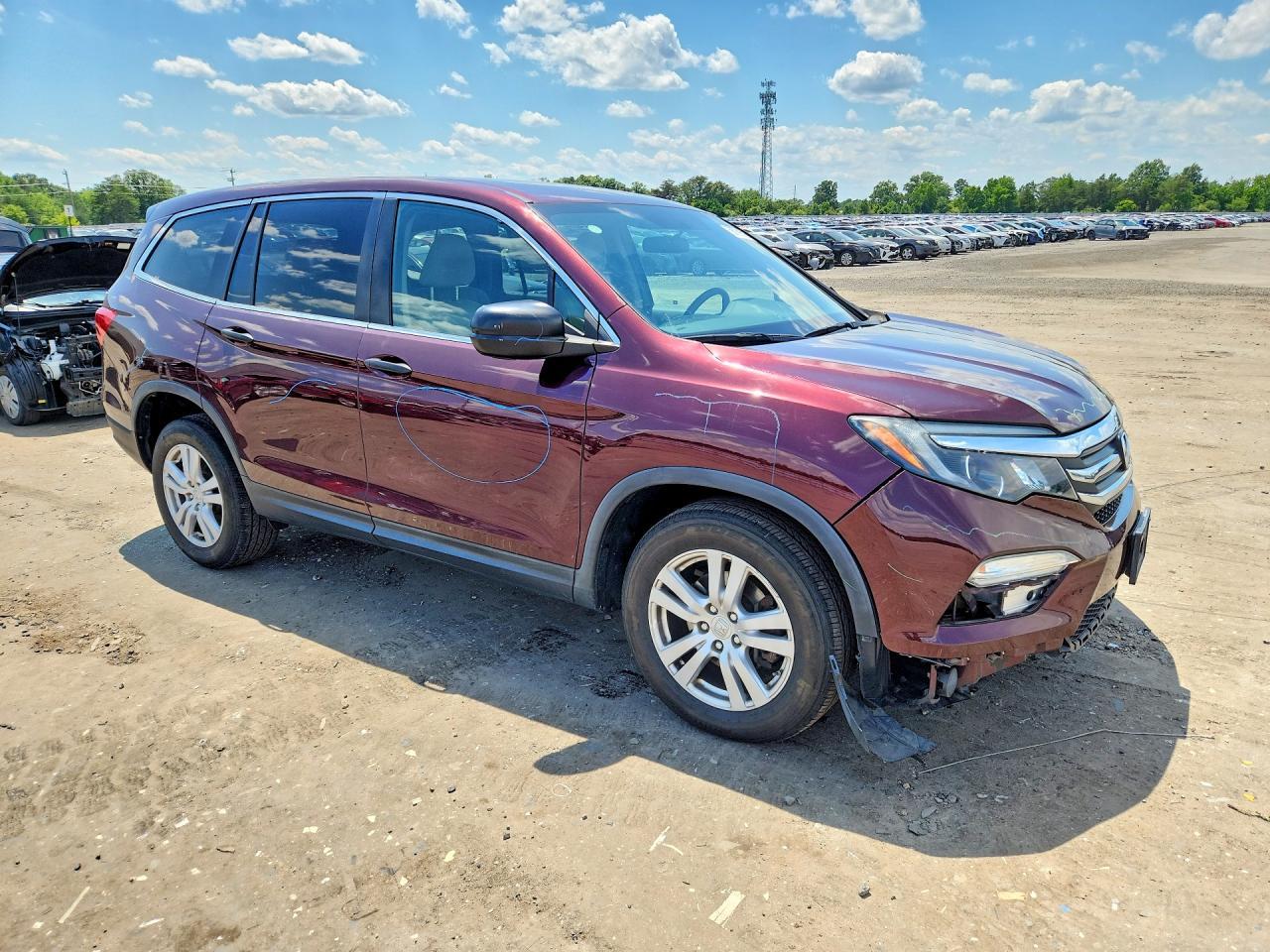 2017 Honda Pilot Lx - Фото 4