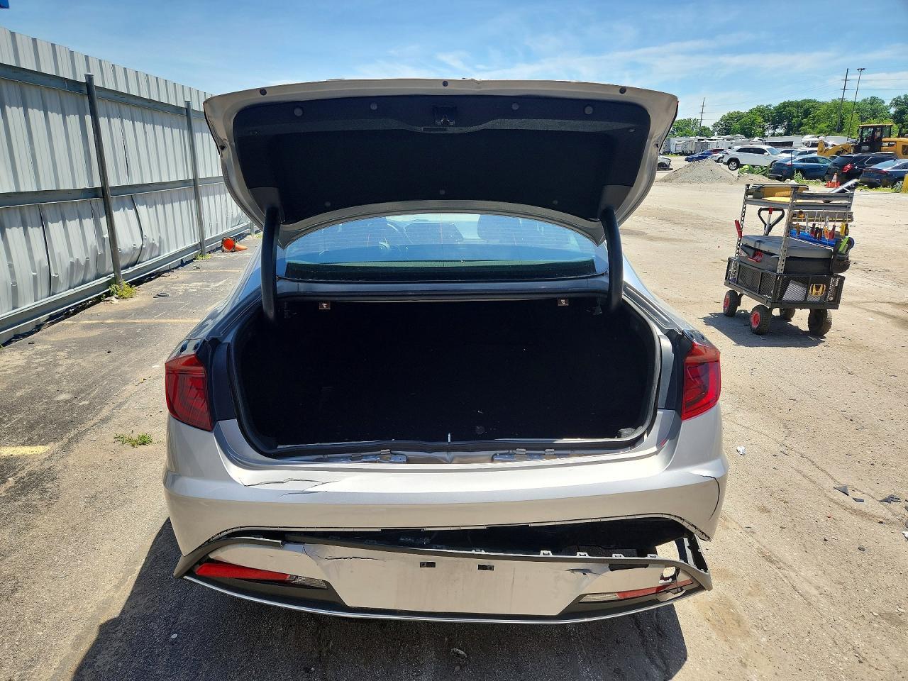 2021 Hyundai Sonata Hybrid Blue - Image 6