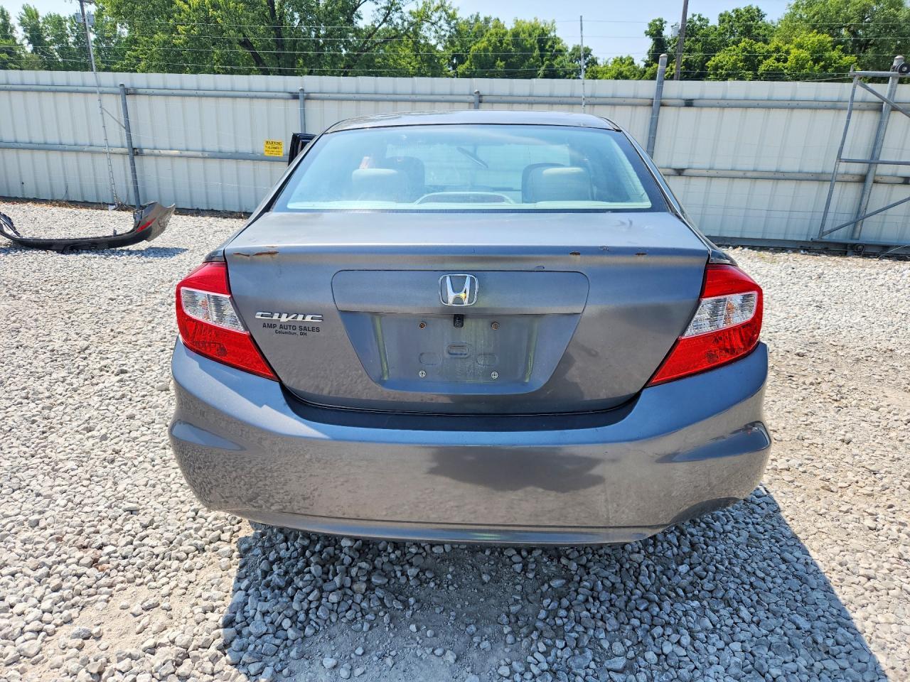 2012 Honda Civic Lx - Фото 6