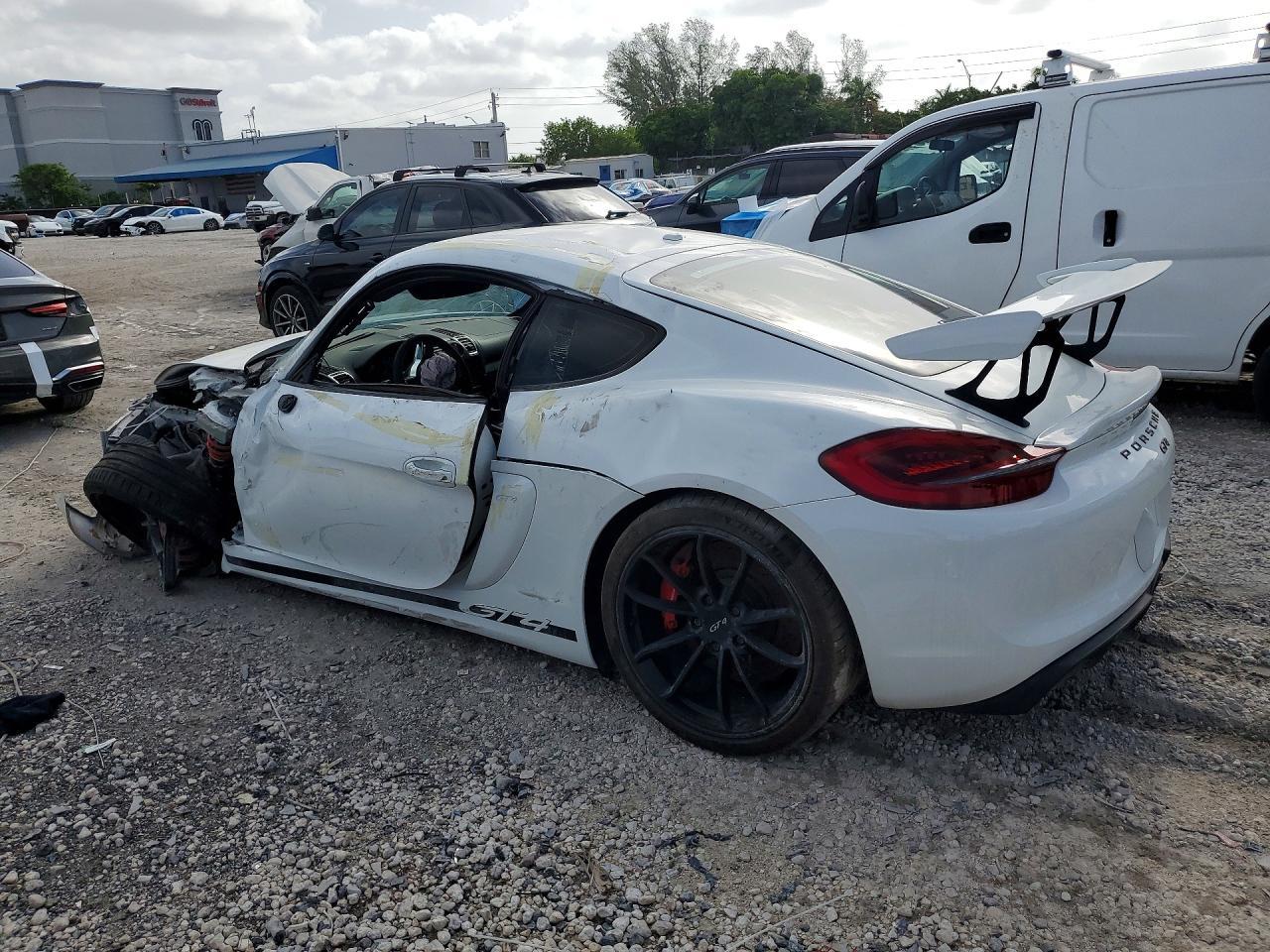 2016 Porsche Cayman Gt4 - Фото 2