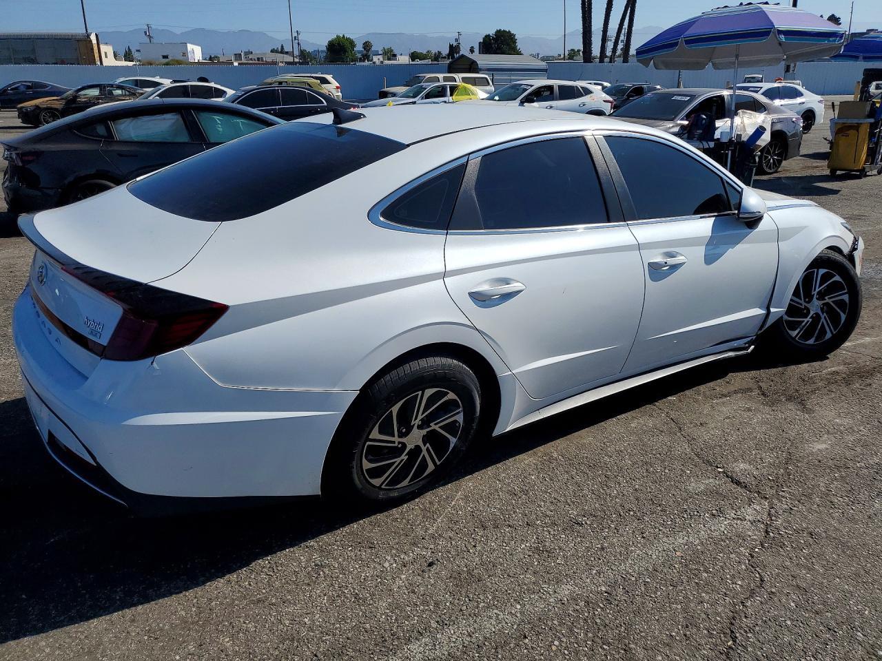 2021 Hyundai Sonata Hybrid Blue - Фото 3