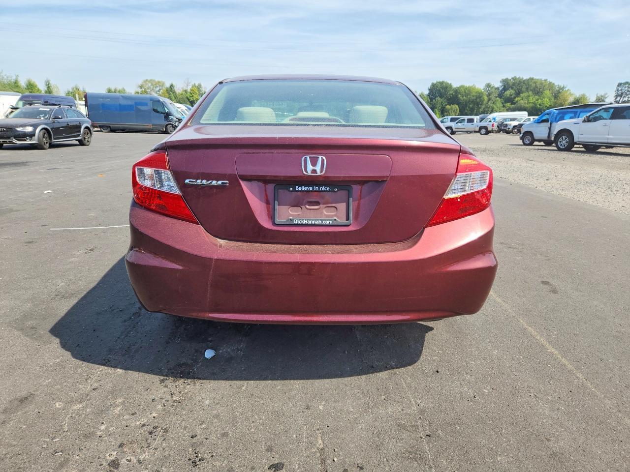 2012 Honda Civic Lx - Фото 6