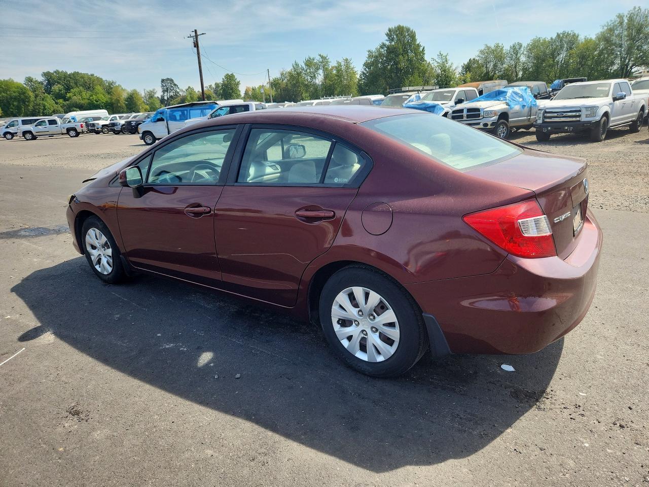 2012 Honda Civic Lx - Фото 2