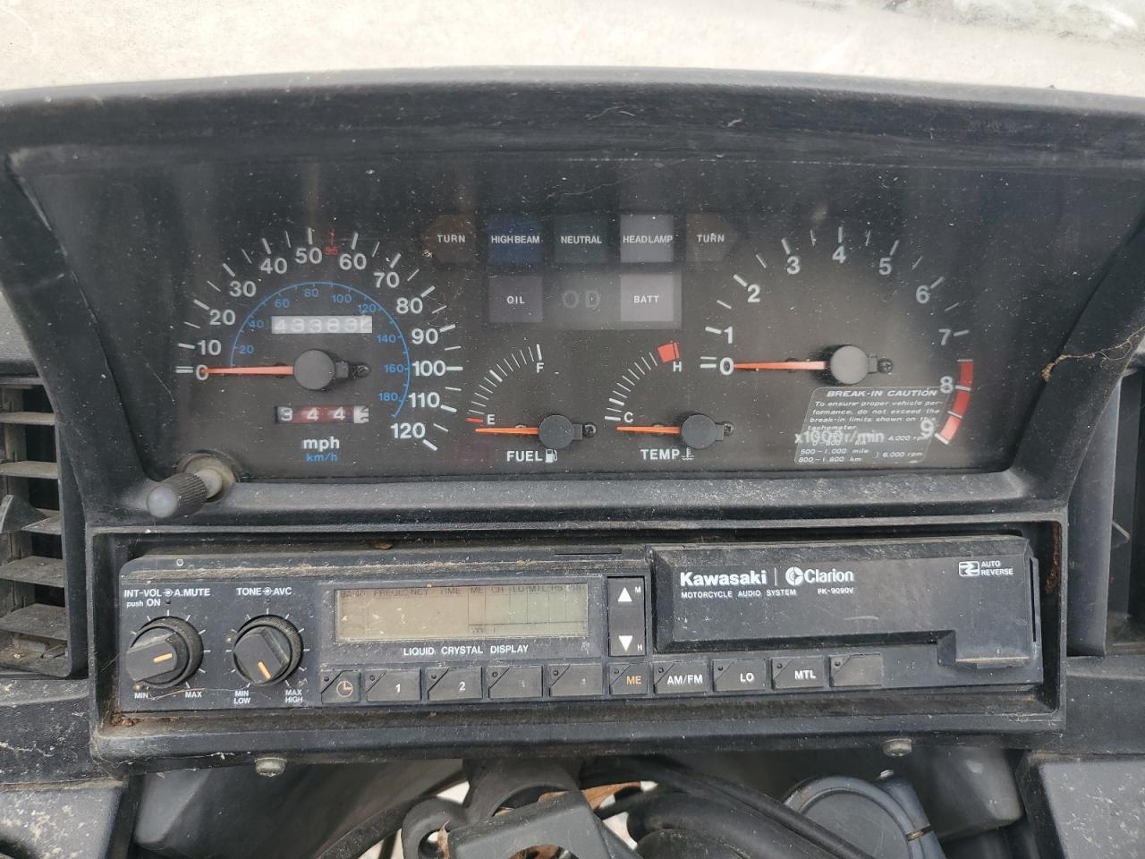 1989 Kawasaki Zg1200 - Фото 7