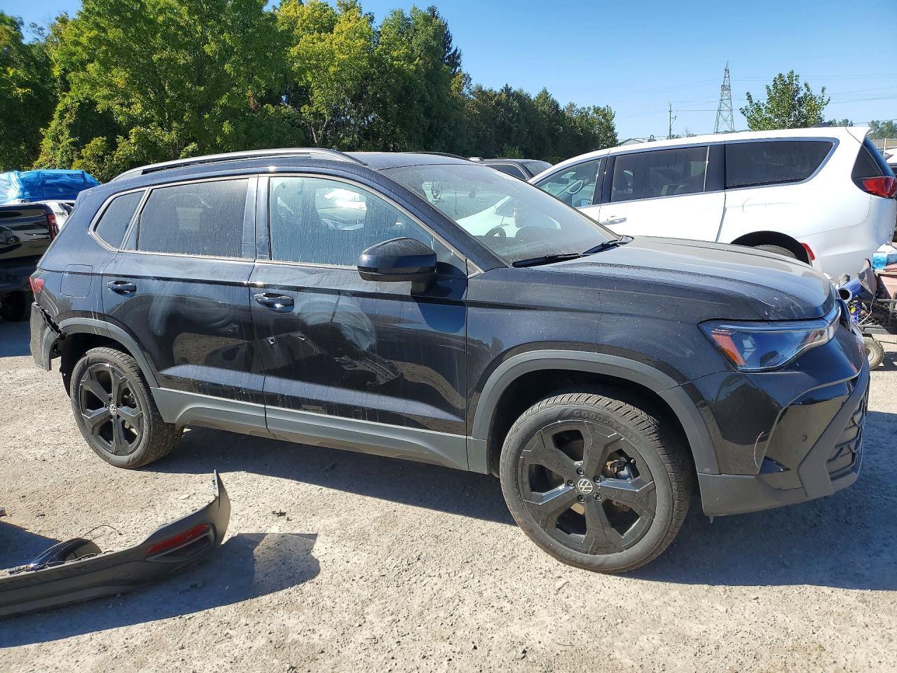2025 Volkswagen Taos Se Black - Фото 4
