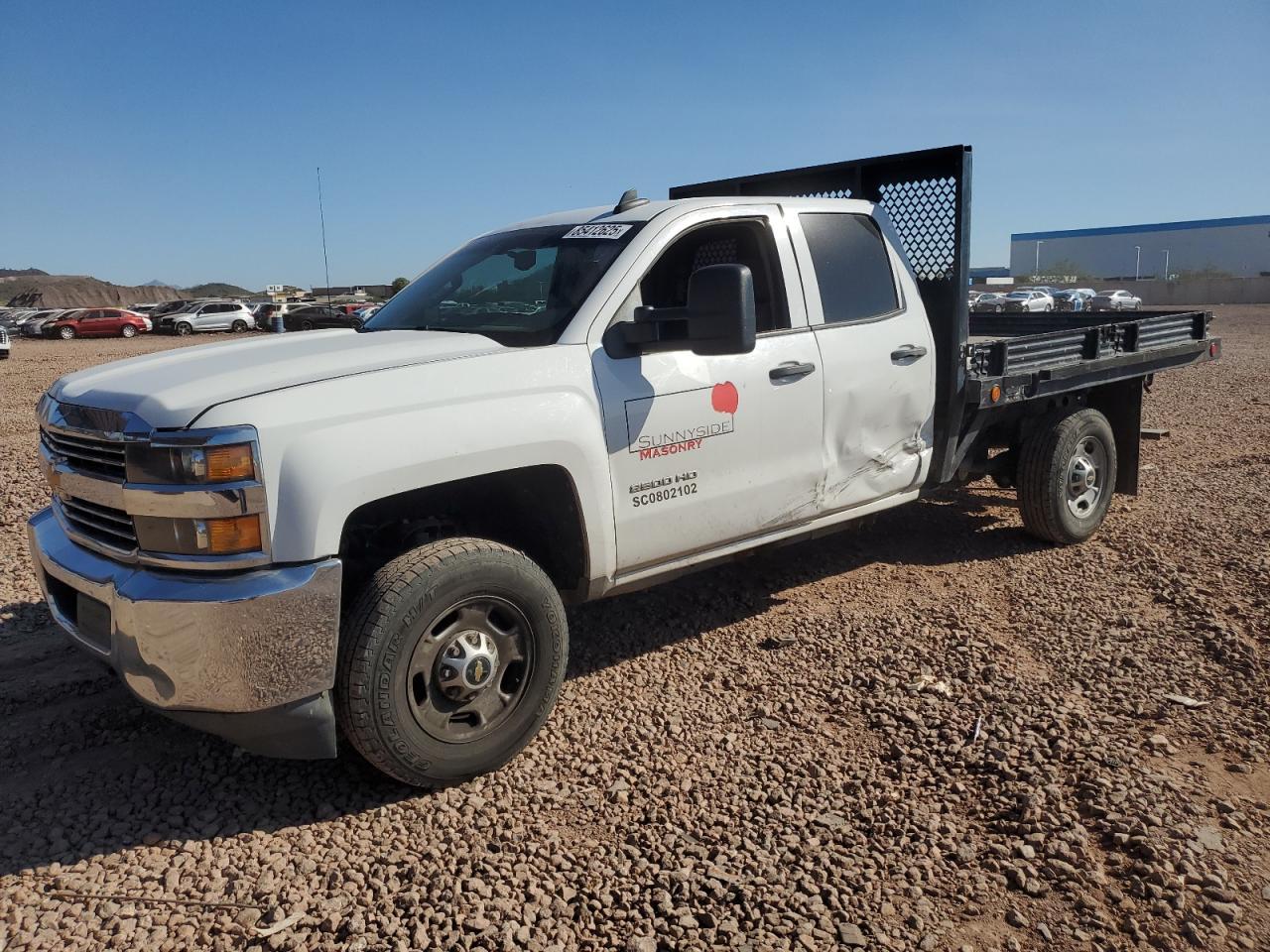 2017 Chevrolet Silverado Dump Flatbed Truck
