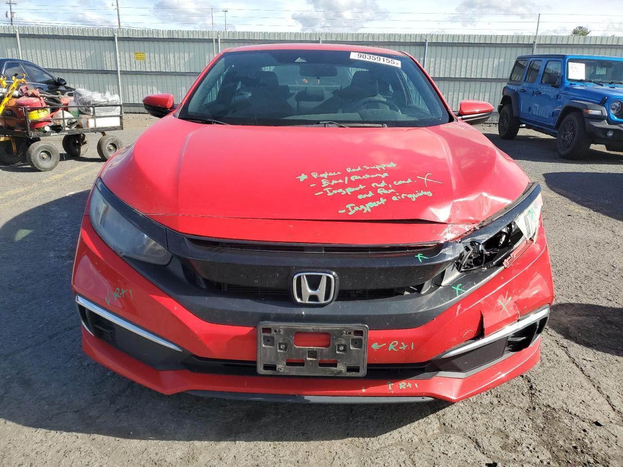 2019 Hond Civic Lx - Image 5