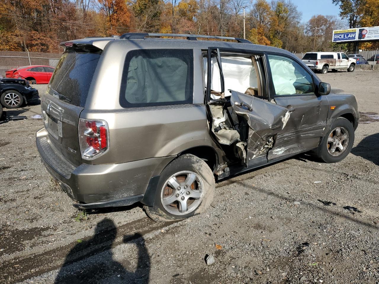 2008 Honda Pilot Exl - Image 3