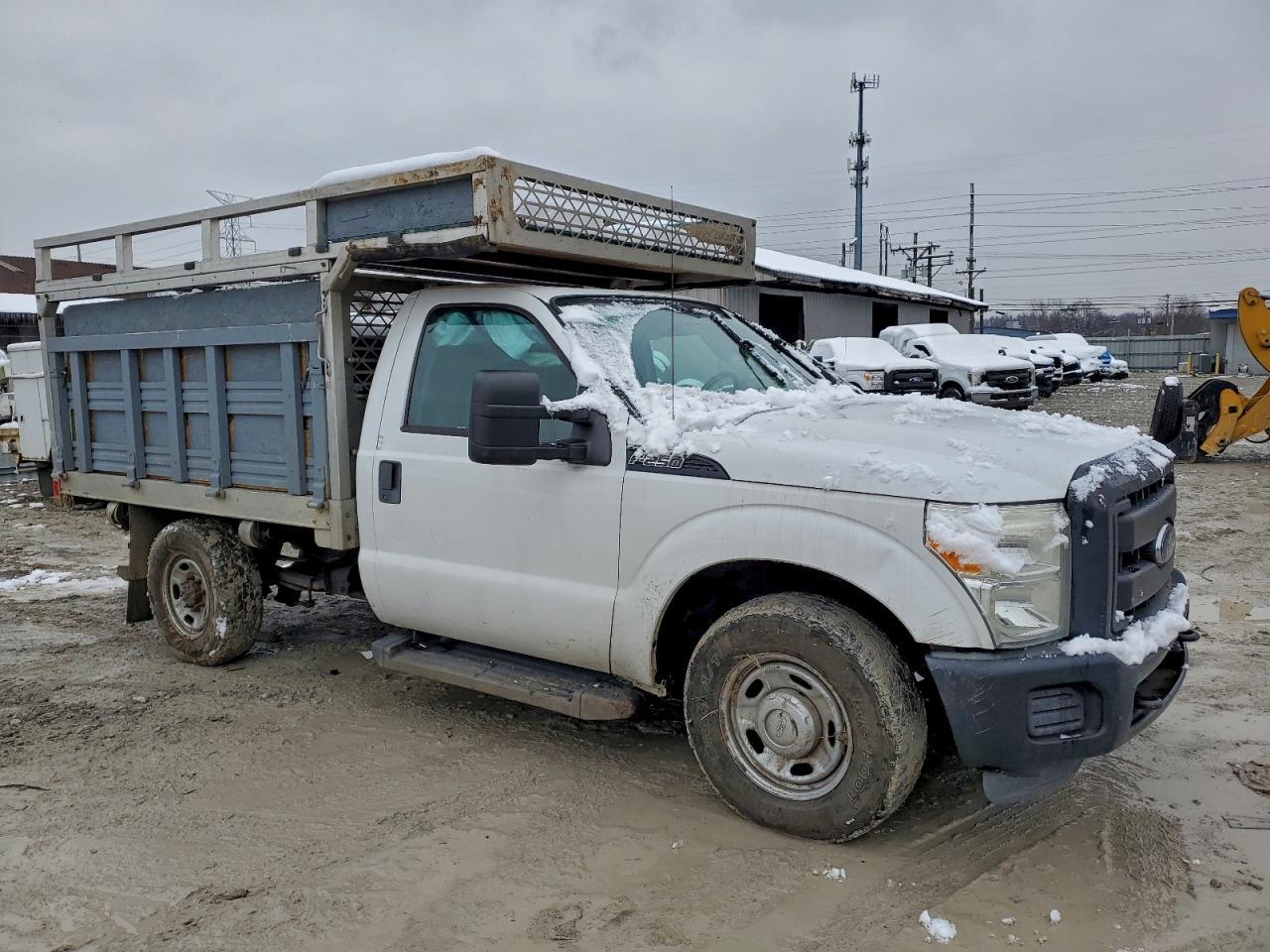 2013 Ford F250 Dump Flatbed Truck - Image 4