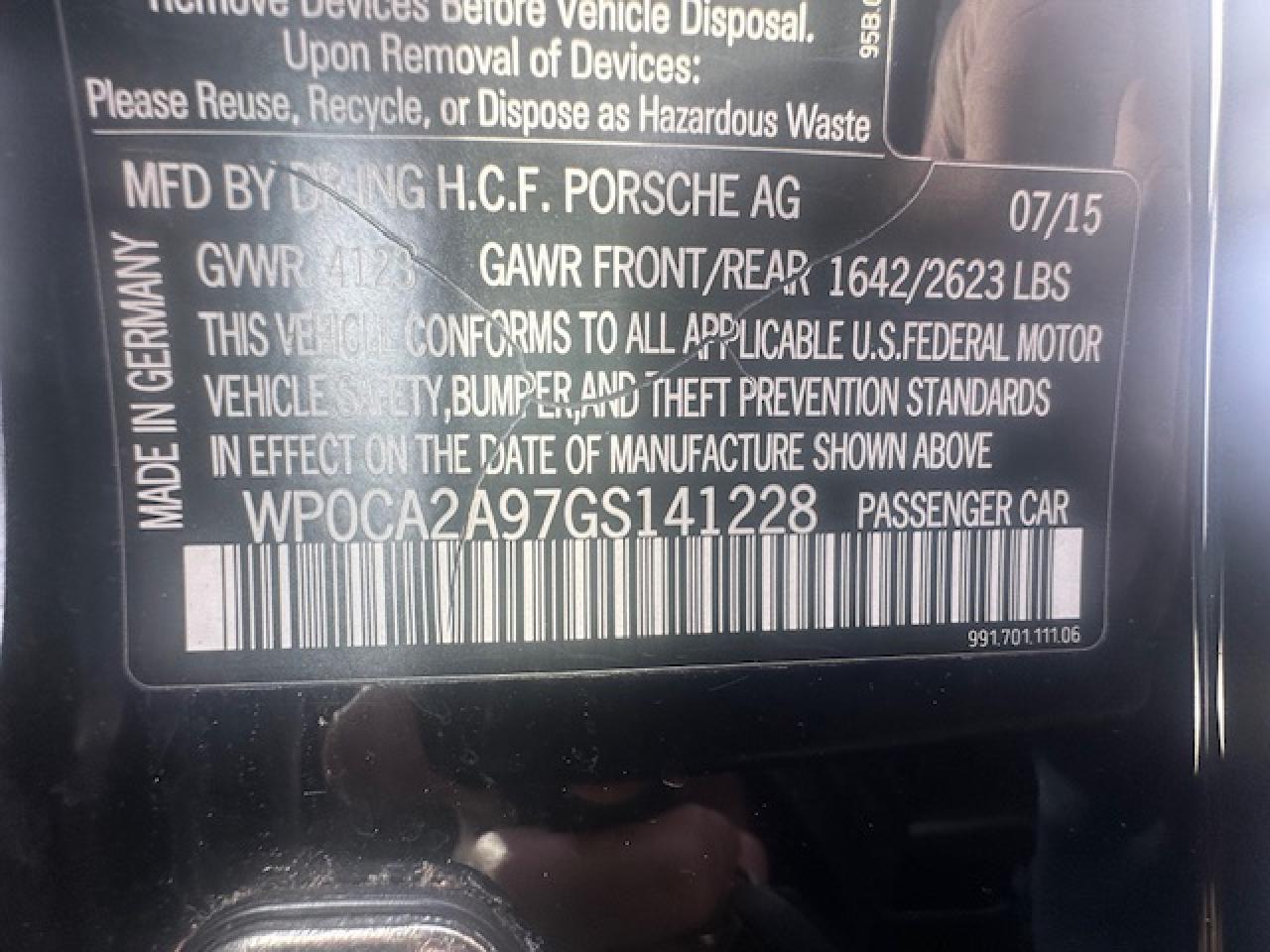 2016 Porsche 911 Carrera - Image 4