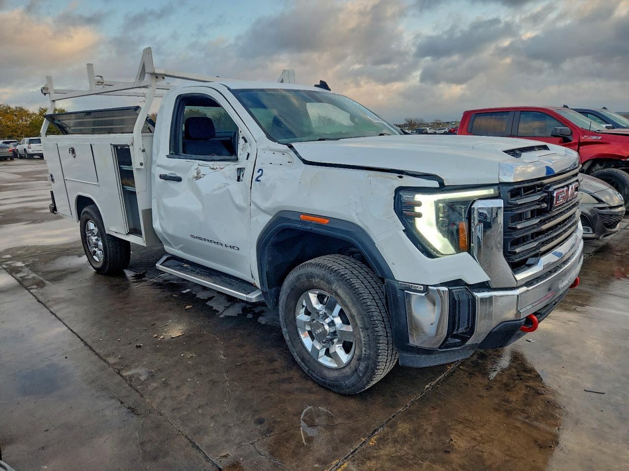 2024 GMC Sierra 2500Hd V8 Reg Cab 6.6L Service Body - Фото 4