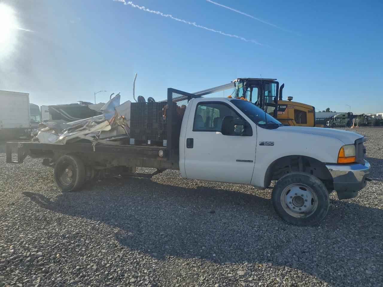 2001 Ford F550 Flatbed Truck