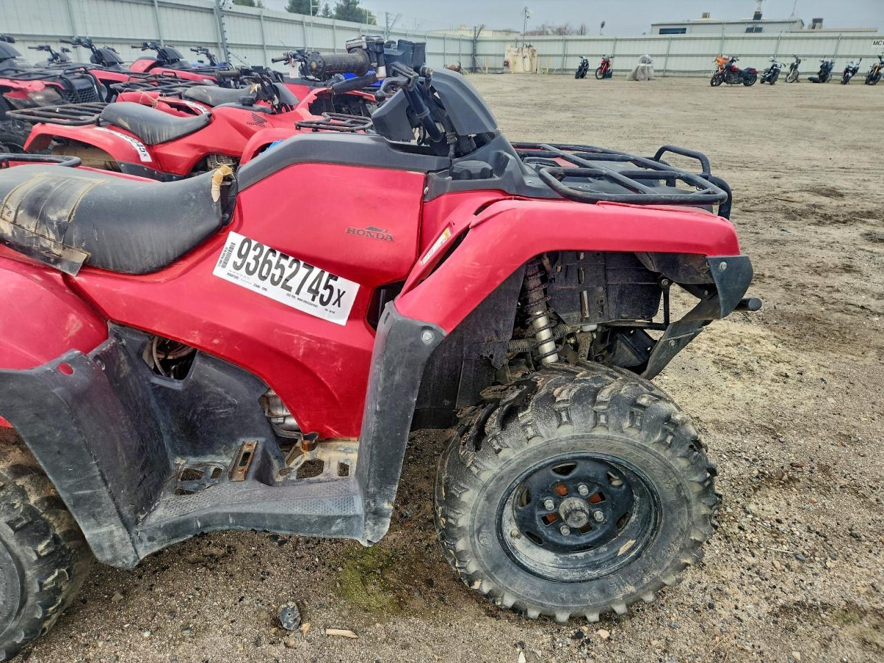 2017 Honda Fourtrax Rancher Atv - Фото 5